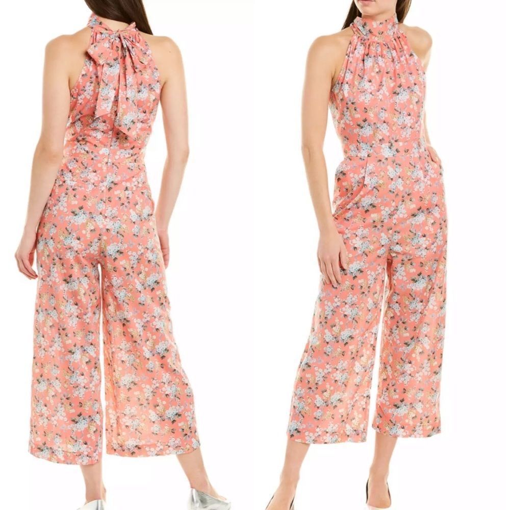 NWT $228 J. CREW Liberty Josephine FLORAL PRAIRE COTTAGECORE High Neck Jumpsuit